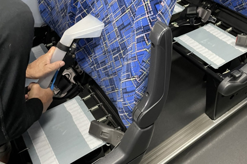 クリーンな車内空間