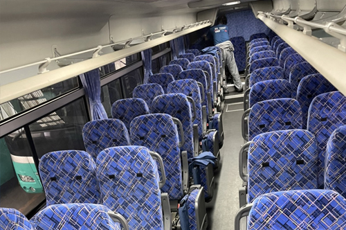 クリーンな車内空間